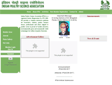 Tablet Screenshot of ipsa-cari.org.in